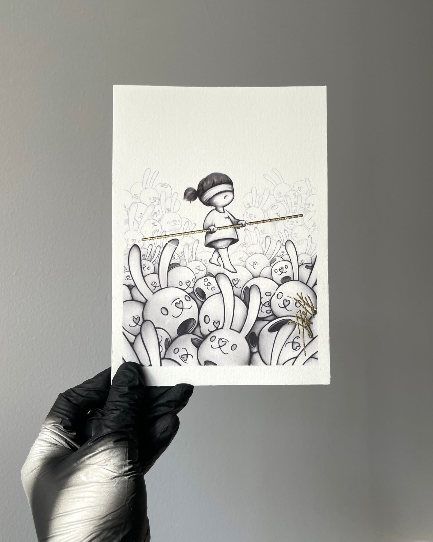 What the Eyes Don’t See Embossed Art Print
