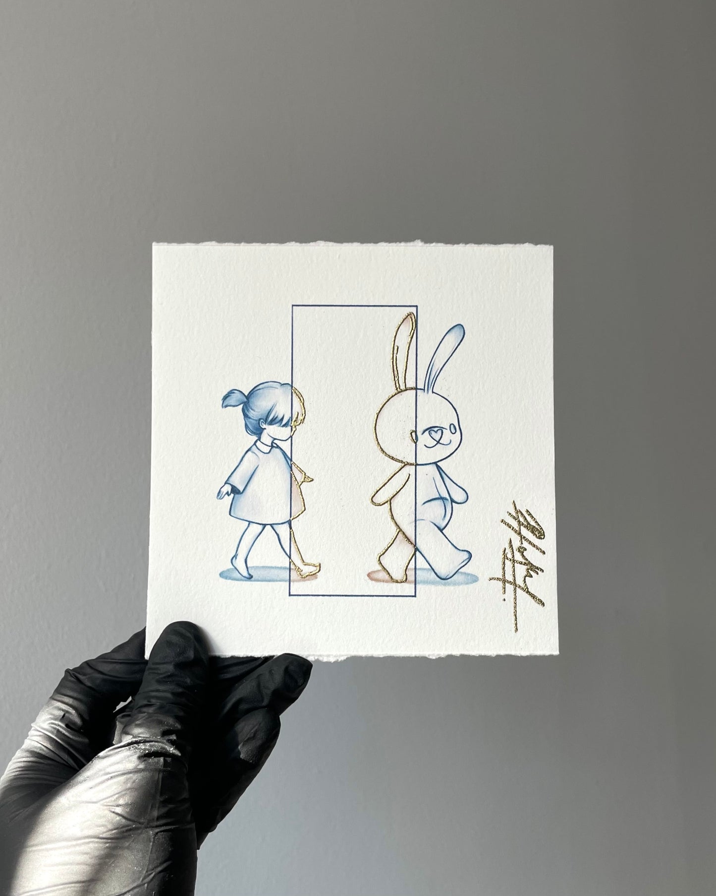 Transform Embossed Art Print