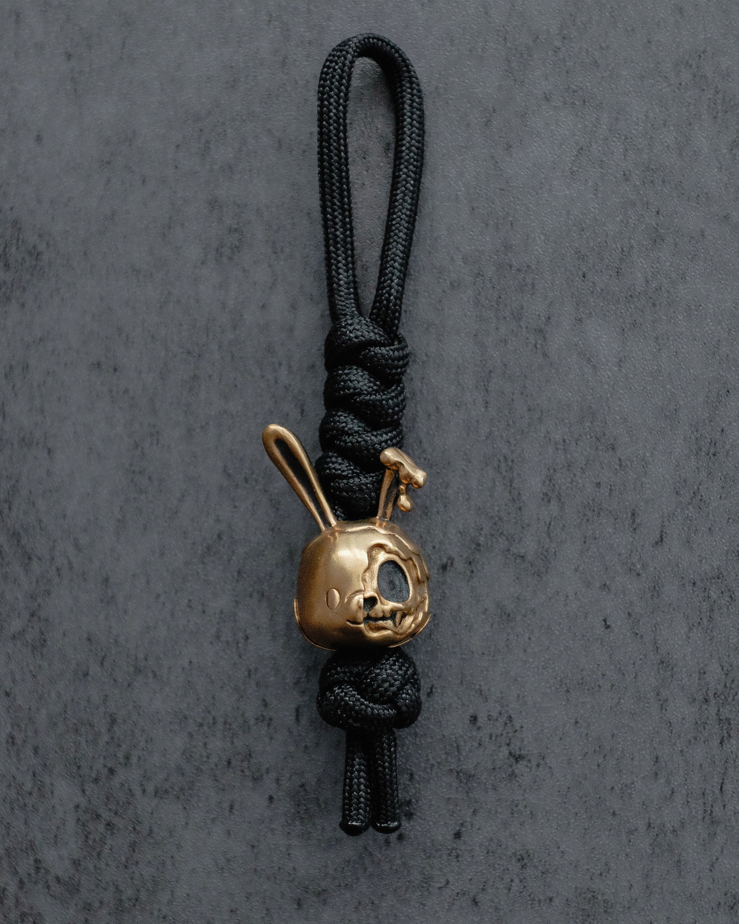 "Detached" Skull Lanyard - Brass Gold