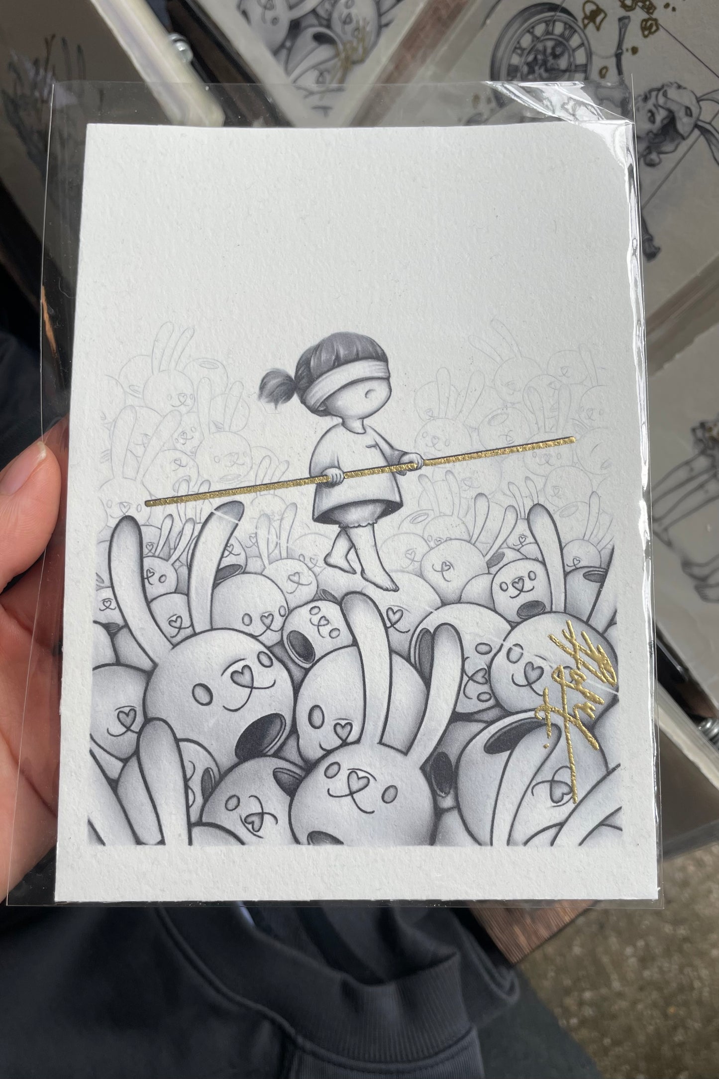 What the Eyes Don’t See Embossed Art Print