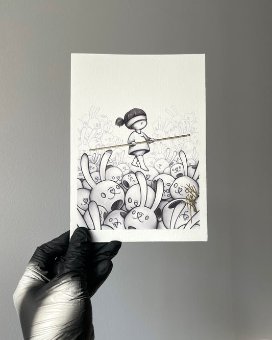 What the Eyes Don’t See Embossed Art Print