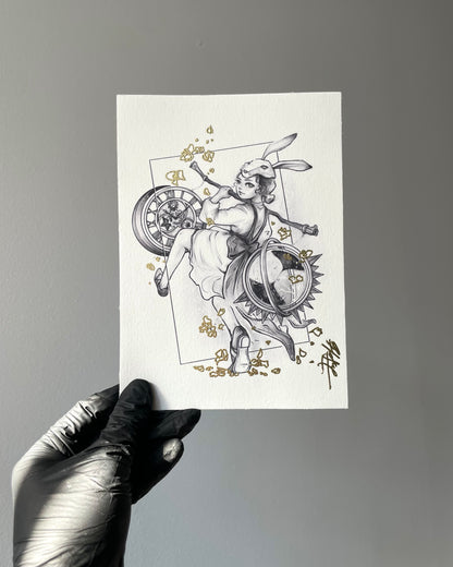 Tinker Embossed Art Print